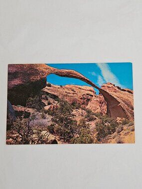 Landscape Arch Arches National Monument Utah Postcard